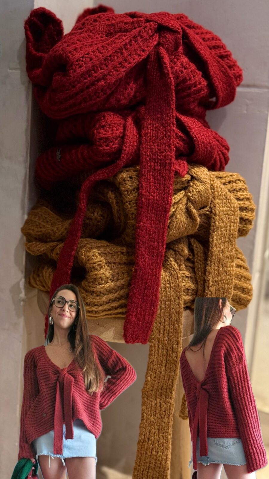 Sweater SHE Bordo - Imagen 3