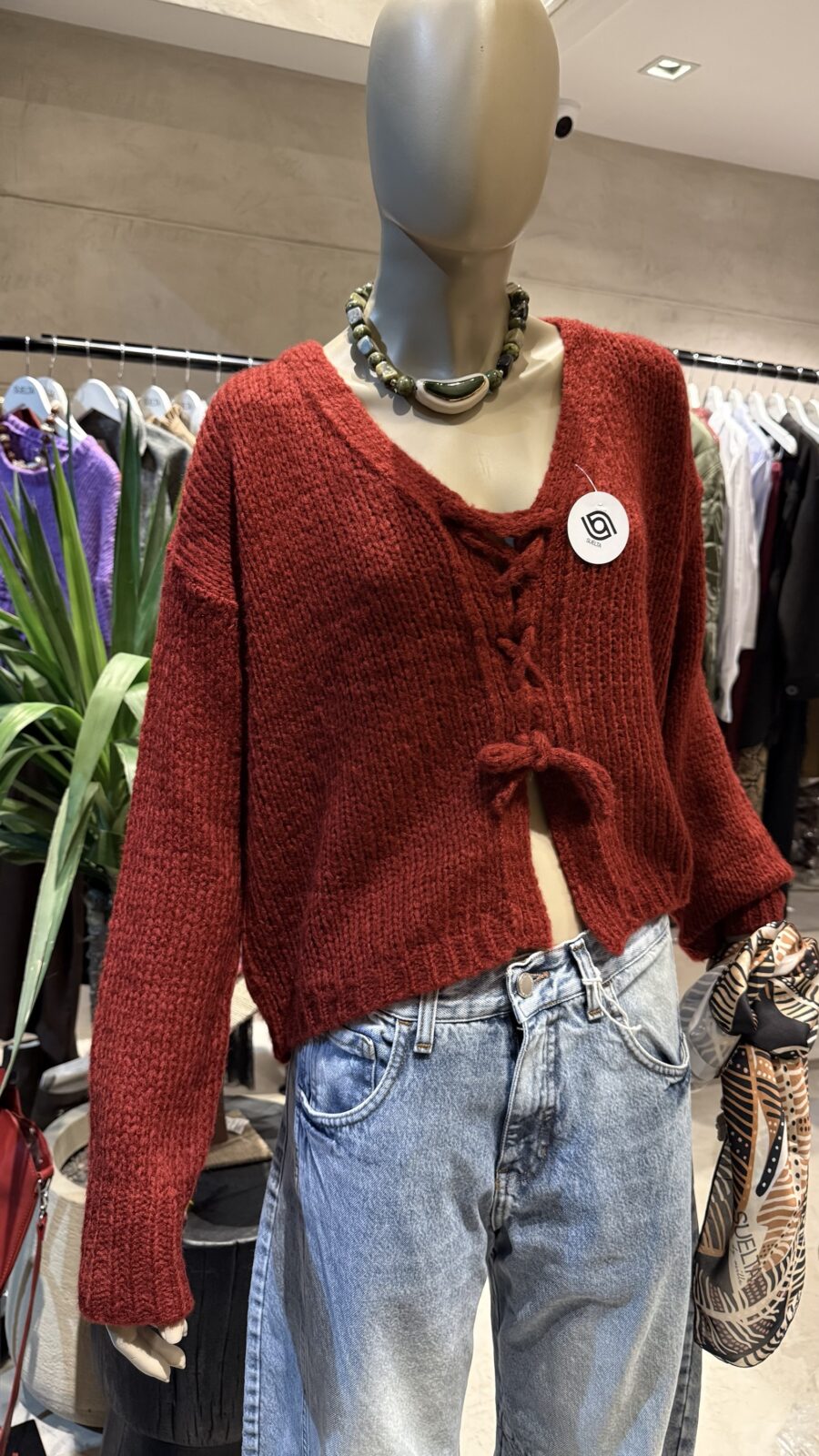 Sweater Musa Bordo - Imagen 5