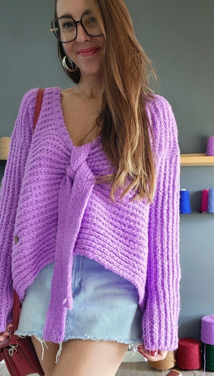 Sweater SHE Lila - Imagen 5