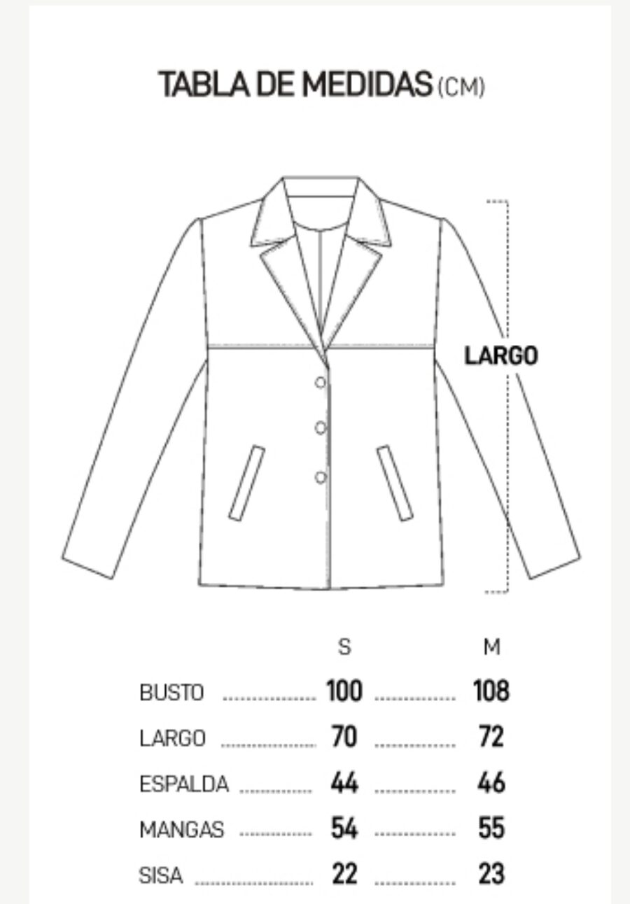 Blazer Gamuza Habano - Imagen 3