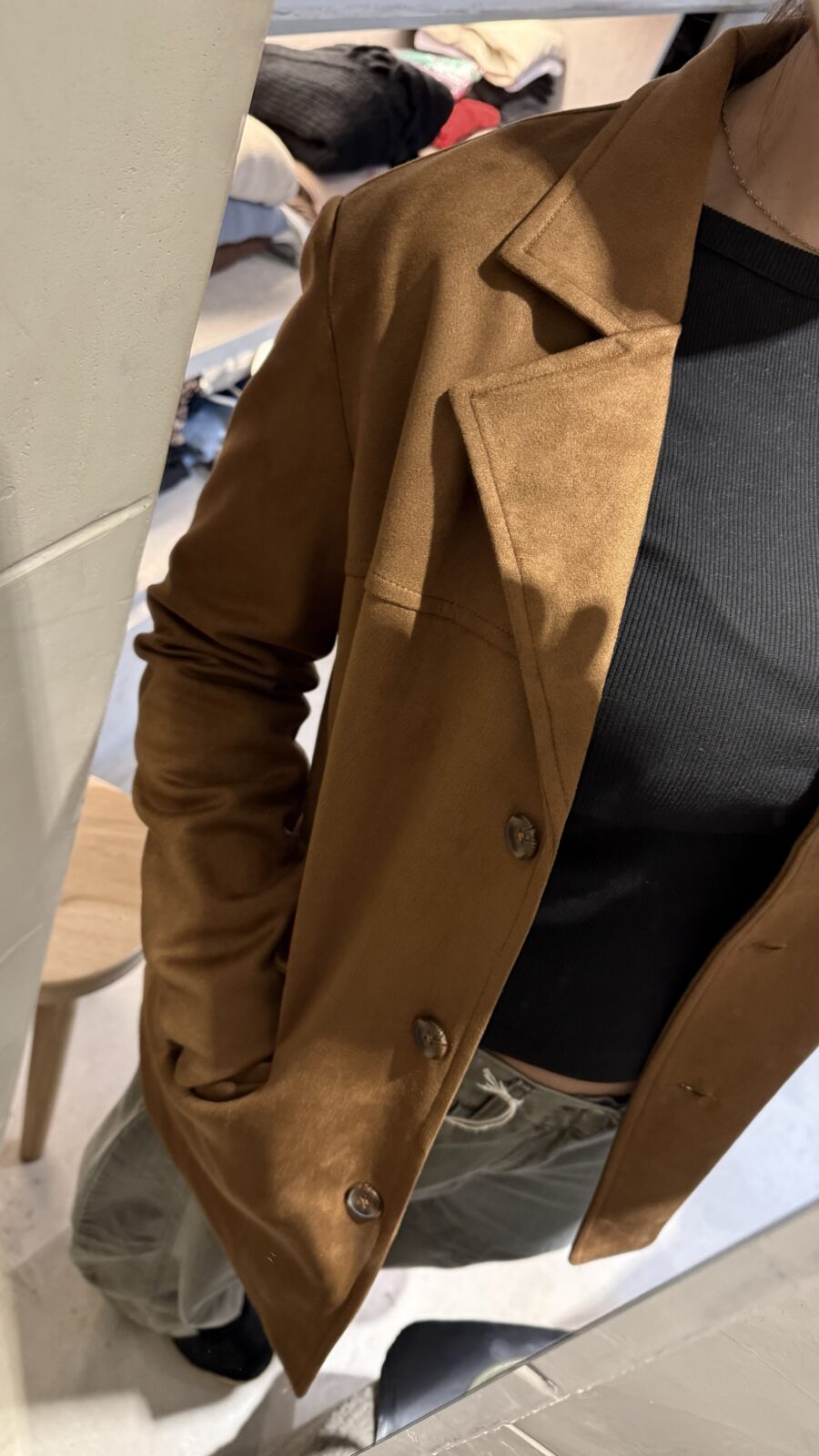 Blazer Gamuza Habano - Imagen 4