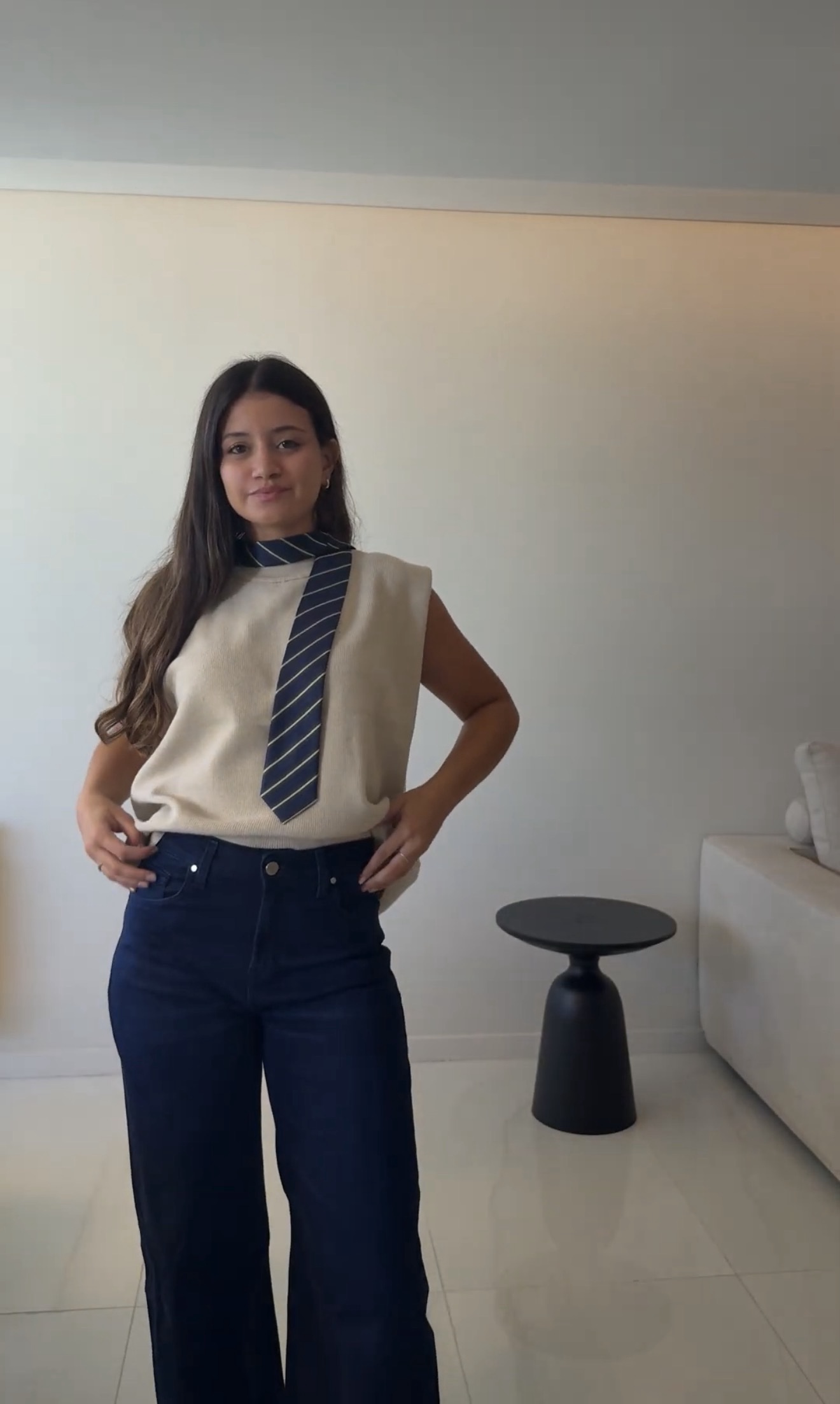 Corbata Lele rayada Azul - Imagen 4